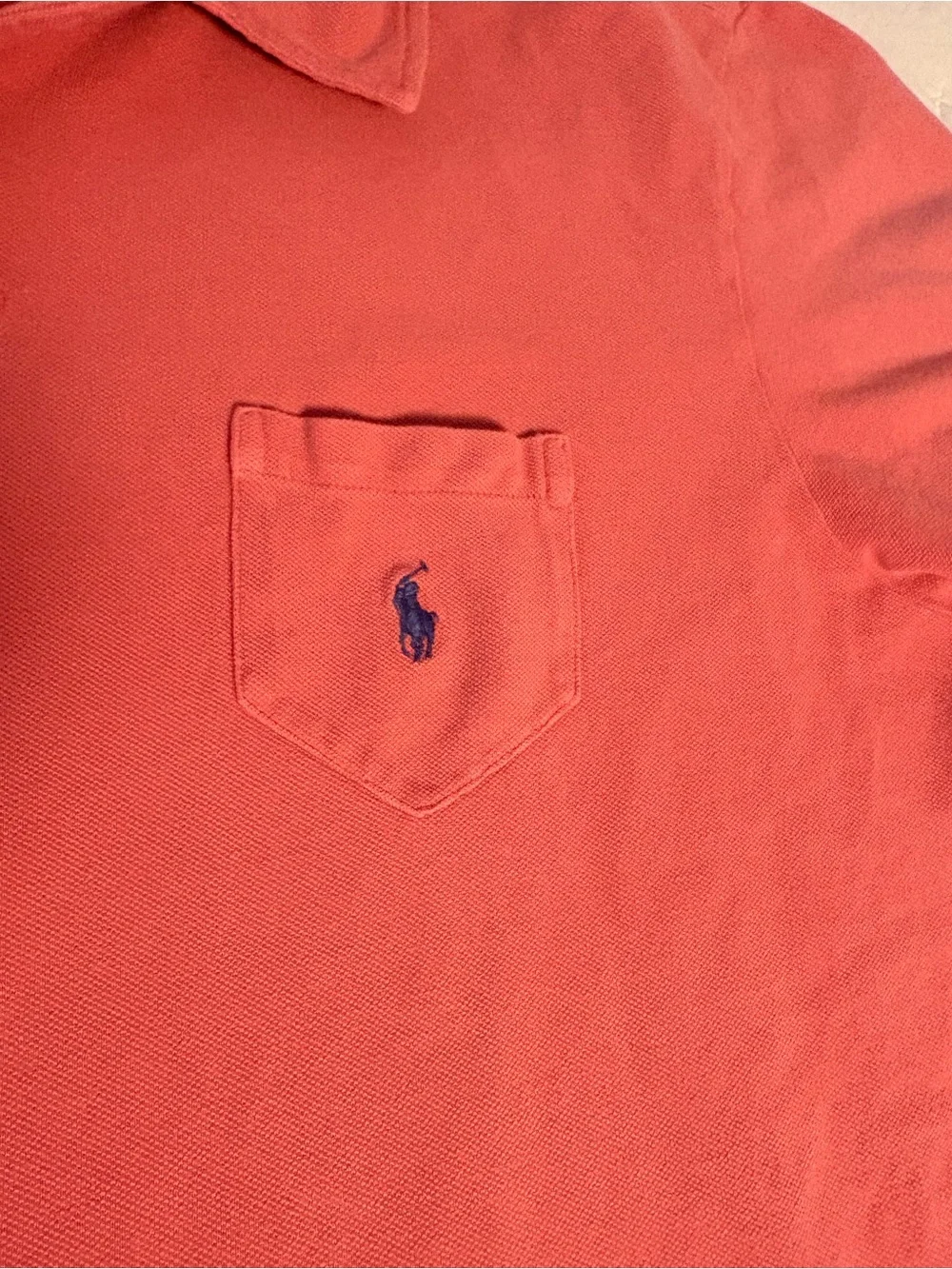 Ralph Lauren Men’s Coral Pocket Polo Shirt